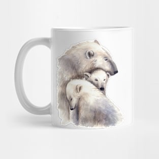 white bear's family Mug